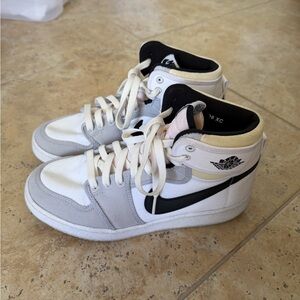 Nike Air Jordan 1 High-Top Sneakers with Black and Gray Accents